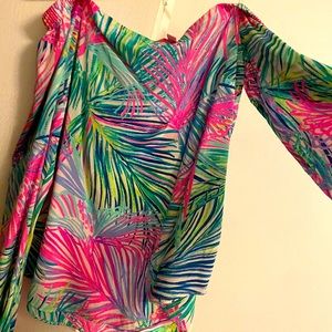 Lily Pulitzer off the shoulder shirt (S)